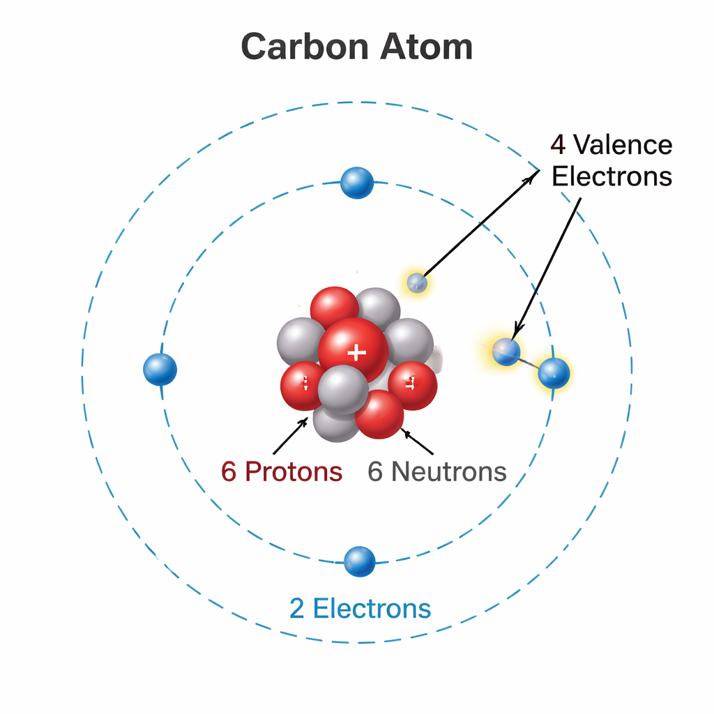 Carbon Bohr Model